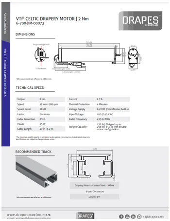 ficha motor vti